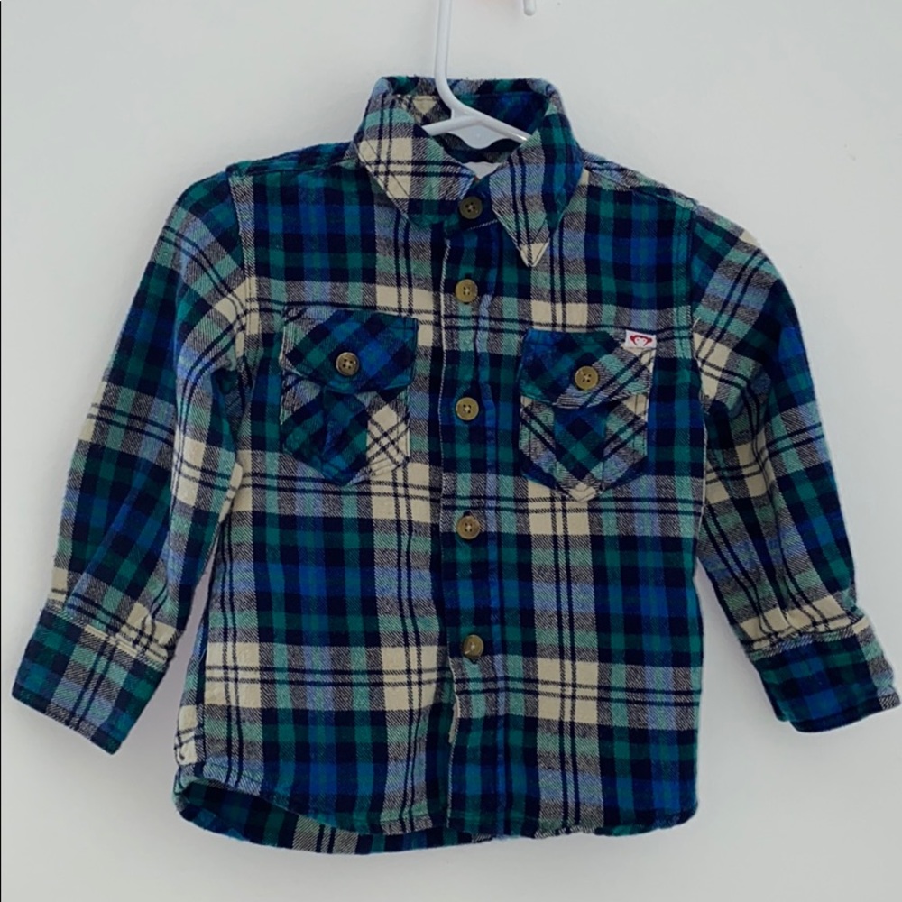 APPAMAN BOYS PLAID SHIRT SIZE 2T